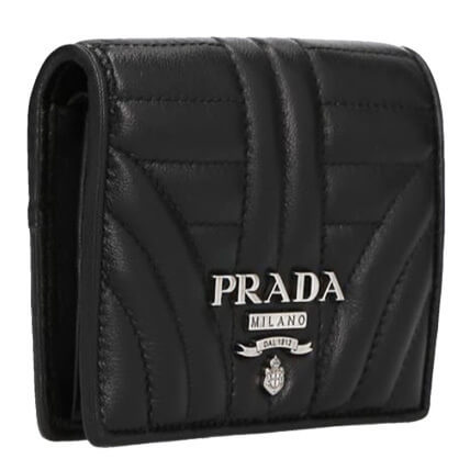 2019新作 PRADA プラダスーパーコピー ☆Nappa レザーコンパクト財布 1MV204 2BOX